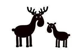 Download Mom And Baby Moose Svg Cut File By Creative Fabrica Crafts Creative Fabrica