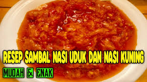 Pertama rendam bawang merah, cabai rawit merah dan cabai rawit hijau, supaya lebih bersih, segar, dan warnanya akan lebih keluar. Resep Sambal Nasi Uduk Atau Nasi Kuning Yang Enak Youtube