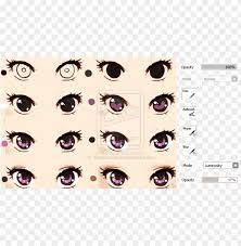 ((omgosh i can now draw sherlock anime! Drawing Eyes Realistic Semi Realistic Anime Eyes Png Image With Transparent Background Toppng