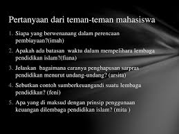 Latar belakang masalah dalam dunia pendidikan, terdapat beberapa komponen pendidikan yang sangatlah berperan sebagai penunjang kegiatan pembelajaran baik secara langsung maupun tidak langsung. Manejemen Sumberdaya Biaya Dan Sarana Prasarana Lembaga Pendidikan Islam Dosen Pengampu Afiful Ikhwan M Pd I Ahmad Ppt Download