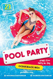 Best Of Flyers Pool Parties Flyer Psd Flyer Templates Pool Party Drinks