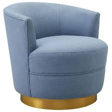 Empire Swivel Accent Chair Light Blue At Home Swivel Accent Chair Accent Chairs Light Blue Chair