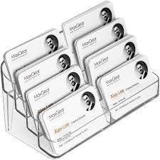 Get modern business card holders at zazzle. Buy Maxgear Acrylic Business Card Holder For Desk Multiple Business Card Holders Business Card Stand Business Card Display Holder Clear Plastic Business Card Holder Display Office 8 Pocket Online In Turkey B071x6k9d3