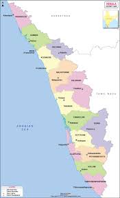 Kerala is divided into three. Kerala District Map
