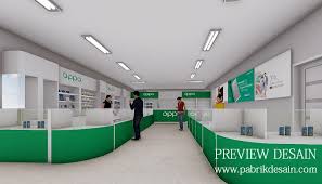 Anda untuk bisa menyesuaikan dengan perabotan dapur minimalis 2. Jasa Desain Detil Toko Dan Etalase Handphone Oppo Seni Desain Interior Exterior