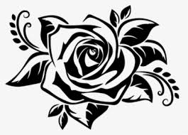 Cheap cake molds, buy quality home & garden directly from china suppliers:classic rose wreath outline stencil cake painting wedding cake decoration tools for fondant cake mold enjoy ✓free. Stencil Drawing Silhouette Rose Stencil Rose Hd Png Download Kindpng