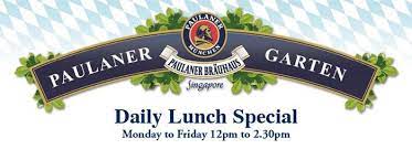As a special highlight for your event or for your private pleasure, you can do curling all winter long in our popular beer garden. Daily Lunch Specials At The Paulaner Garten All About City Singapore