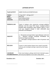 Hari peringatan kemerdekaan republik indonesia jatuh pada hari kamis tanggal 17 agustus 2017. Laporan Aktiviti Tajuk Aktiviti Tarikh Masa Tempat Sasaran