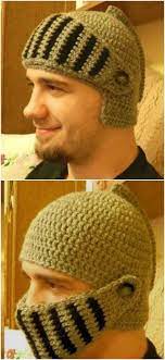 Crochet Knight Helmet Pattern And Hat Ideas The Whoot Crochet Viking Hat Knight Helmet Crochet Mask
