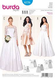 Maybe you would like to learn more about one of these? Burda Schnittmuster 6776 Damen Brautkleid Alfatex Webshop