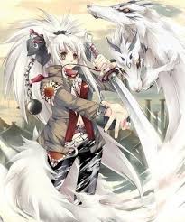 Often called the polar wolf or white wolf, arctic wolves inhabit the arctic regions of north america and greenland. Anime White Wolf Girl Posted By Ryan Peltier