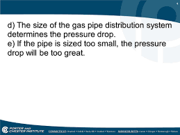 Pipe Sizing Sizing Gas Pipe For Low Pressure Systems Ppt