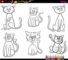 Dibujos De Gatos Para Colorear