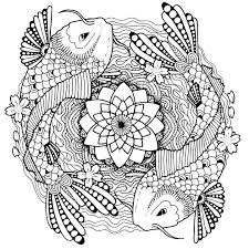 Pin By Shelly Carlson On Zodiac Fish Coloring Page Koi Fish Colors Coloring Pages