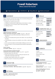 You may need to go with writing a creative style special education teacher resume for certain types of schools. Special Education Teacher Resume Sample 2021 Writing Tips Resumekraft