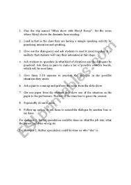 Dialogue examples for 2 person rating: Dramatic Dialogue Esl Worksheet By Cf0305