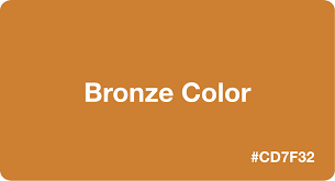 It belongs to the brown family, and is a color associated with maturity and earthiness. Bronze Color Hex Code Cd7f32