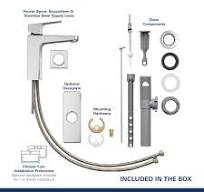 Tallinn Single Hole Single-Handle Bathroom Faucet, 1.2 GPM ...