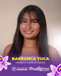 🌸 Magangué, aquí te presentamos a la candidata del corregimiento de  Barranca Yuca 👑✨ MARELY GARCÍA ARÍAS, quien representa con orgullo,  alegría y elegancia a su comunidad. 💜 ¡Su carisma y sonrisa