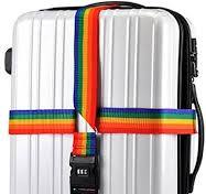 Amazon.com: MANJH Cipher Lock Luggage Straps Adjustable ...