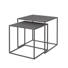 Blomus Fera 2 Piece Nesting Tables Wayfair In 2020 Nesting Tables Coffee Table Square Side Table