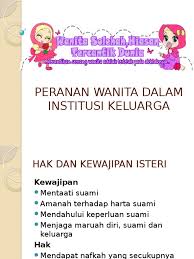 Check spelling or type a new query. Peranan Wanita Dalam Institusi Keluarga