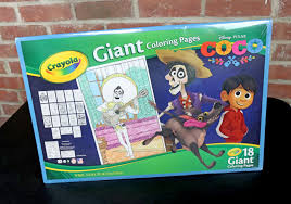 Printable coloring pages of mr. Dan The Pixar Fan Coco Crayola Giant Coloring Book