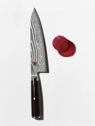 Also in the mega update, the handle was pure black with some grey bolts attached between the blade and the handle. A Vogue Food Writer Takes A Stab At Finding The Perfect Chef S Knife Vogue