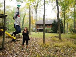 It measures 40 feet long and is suitable for users of different. Backyard Zip Line Design Builders
