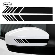 Hotmeini 2pcs Car Styling Auto Suv Vinyl Graphic Car Sticker Rearview Mirror Side Decal Stripe Diy Car Body Decals Cool Car Stickers Car Stickers Body Stickers