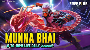 June 7 at 6:30 pm ·. Munna Bhai Gaming Free Fire Live Free Fire Telugu Free Fire Live Telugu Youtube