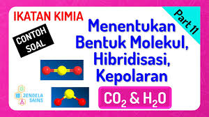 Maybe you would like to learn more about one of these? Ikatan Kimia Kelas 10 Part 11 Tipe Molekul Bentuk Molekul Hibridisasi Dan Kepolaran Co2 H2o Youtube