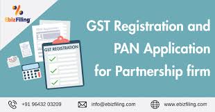 How To Apply For Gst And Pan For A Partnership Firm Ebizfiling