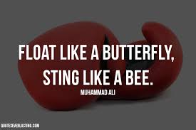 It first aired november 1, 2016. Fligh Like A Butterfly Muhammad Ali Quotes Quotesgram