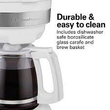 We did not find results for: Hamilton Beach Programmable 12 Cup Coffee Maker White Stainless Accents 46294 Walmart Com Walmart Com
