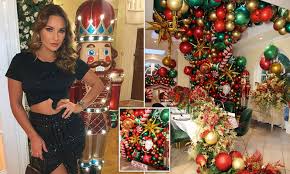 / the monarch is in prison after the events of the trial of the monarch. Inside Sam Faiers Very Extravagant Christmas Decor With Personalised Placements And Floral Displays Daily Mail Online