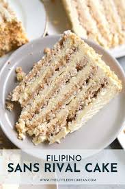 Sans Rival Cake The Little Epicurean Recipe Sans Rival Filipino Desserts Desserts