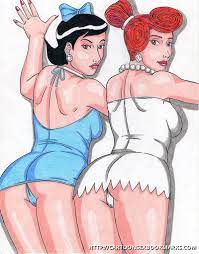 Betty Rubble and Wilma Flintstone have great butts 