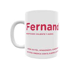 Taza Con El Significado Del Nombre Fernanda