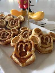 How To Make Mickey Mouse Waffles Recipe Waffle Recipes Waffles Mickey Waffle Maker