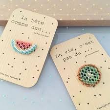 Demarrer Le Tissage Brick Stitch Paperblog Schemas De Bijoux En Perles Tendances Joaillerie Artisanat A Perlesperles
