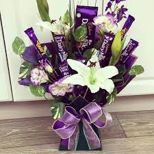 The exciting combos of flower and chocolate gifts are available for many social occasions with free shipping and same day delivery! Cadbury S Chocolate Bouquet Lesleys Florist In Ashford Flowers In Ashford Ashford Kent