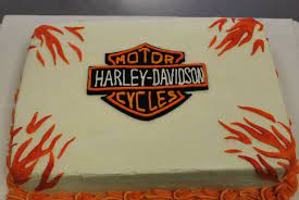 Harley Davidson Sheet Cake Harley Davidson Cake Harley Davidson Harley