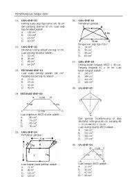Mar 27, 2020 · soal dan pembahasan bangun datar kelas 6 sd. Bank Soal Matematika Smp Luas Bangun Datar