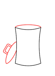 How to draw a trash can. How To Draw Cartoon Trash Filled With Odors