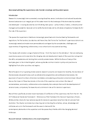 Writing your assistant supervisor job description: Pdf Reconceptualising The Supervisory Role Border Crossings And Bounded Spaces Rebekah Smith Mcgloin Academia Edu