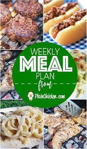 What S For Dinner Weekly Meal Plan Plain Chicken Bloglovin Meal Planning Meals Meal Planning Menus