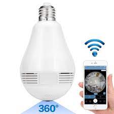 Has motion detector sensors and ambient light sensors that send you push notifications whenever some motion is detected in the the zmodo wifi security camera outdoor is one of the best alexa compatible motion sensor camera for home security. 360 Degree E27 Rgb Smart Wifi Led Light Camera Bulb With Motion Sensor V380 960p Wireless Ip Recorder For Home Security Surveillance Cameras Aliexpress