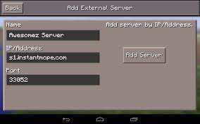 Here, you can add the external server by filling the detail as follow: Google Minecraft Minecraft Songs Server