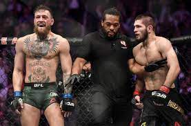 Conor mcgregor, with official sherdog mixed martial arts stats, photos, videos, and more for the lightweight fighter from ireland. Conor Mcgregor Mocks Khabib Nurmagomedov S Mermaid Leg Wrap Style Deletes Tweet Afterwards Essentiallysports
